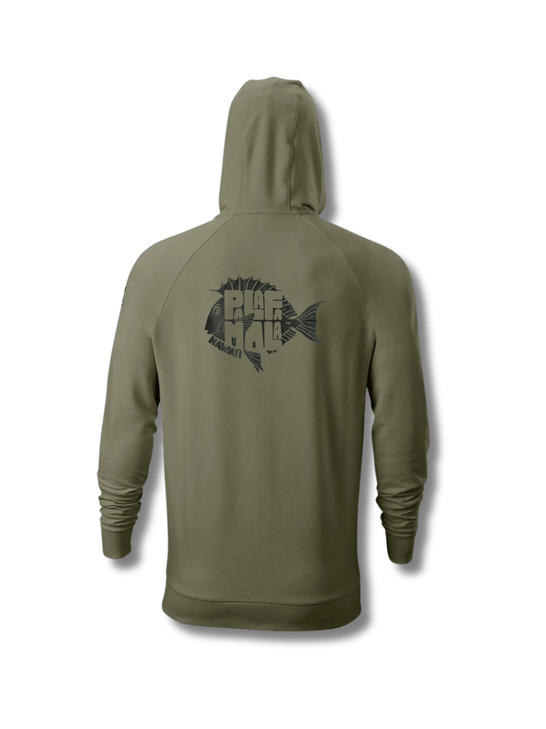 Performance French Terry Hoodie – Olive Green